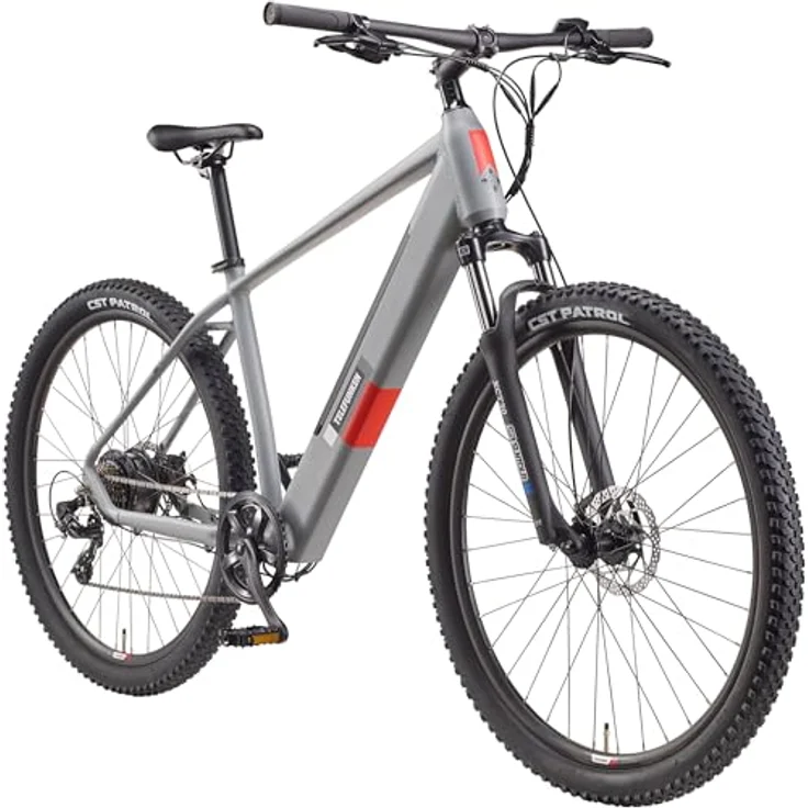 TELEFUNKEN MTB E-Bike Herren 29 Zoll, Elektrofahrrad Hinterradmotor, 7-Gang Shimano Kettenschaltung, Scheibenbremsen - Pedelec Mountainbike, M921, schwarz – Bild 1