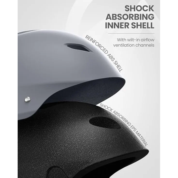 OutdoorMaster Kelvin Unisex Skihelm, schlagfester Schneesporthelm mit Belüftungssystem für Skifahren/Snowboard, verstellbare Größe, kompatibel mit Skibrillen – Bild 3