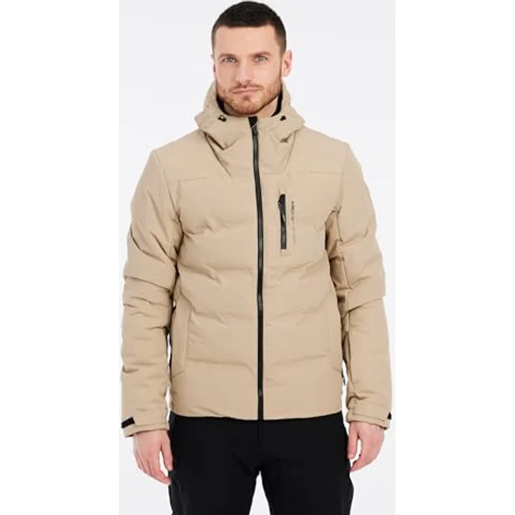 PROTEST PRTSUPERIOR24 Skijacke, wasserdicht 10.000 mm, atmungsaktiv 10.000 g/m²/24h, Slim Fit, BAMBOOBEIGE, Größe L – Bild 3