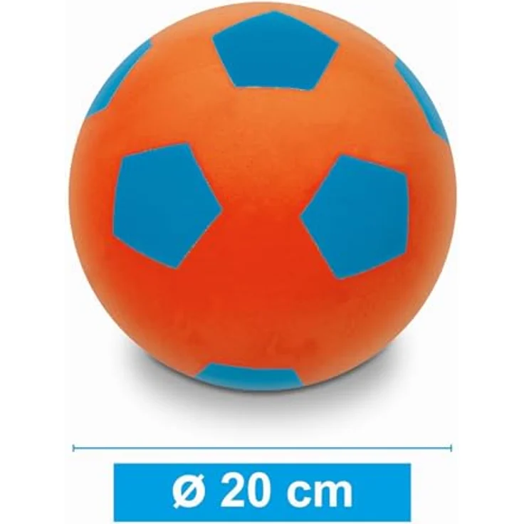 OTTO Softball Weichschaumball Fußball, Optimal für Kinder und Anfänger, Orange-Blau/Pink-Blau/Grün-Blau, 62-66 cm – Bild 5