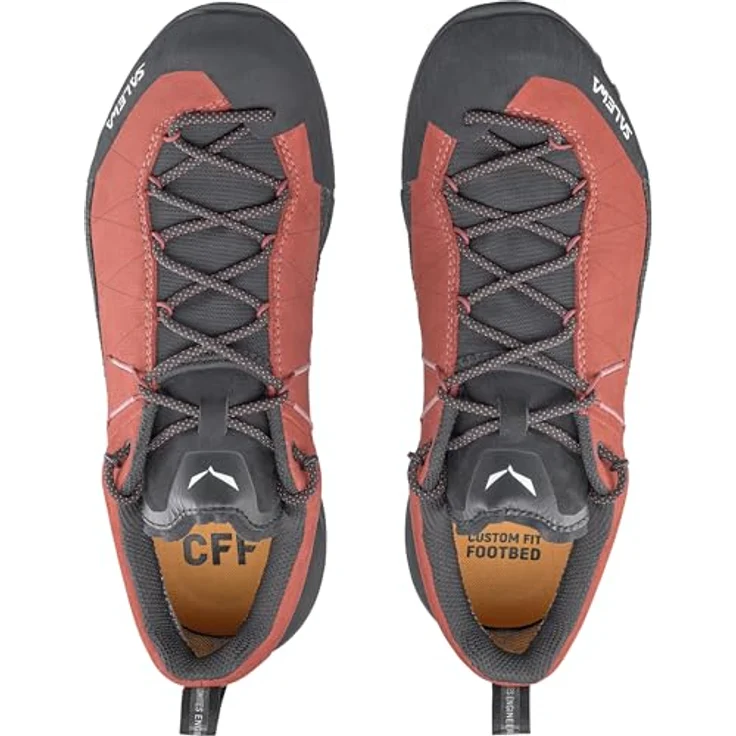 Salewa Wildfire Leather 2, Wanderschuhe mit GORE-TEX® Futter und POMOCA® Außensohle, Etruscan Red Black – Bild 6