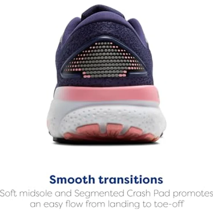 BROOKS Ghost 16, Laufschuh für Damen mit softer Dämpfung, blauer Farbvariante BLUE RIBBON/DIANTHUS/PEACOAT, Gewicht 241 g, Sprengung 12 mm, neutrale Fußstellung, klassische Passform – Bild 3