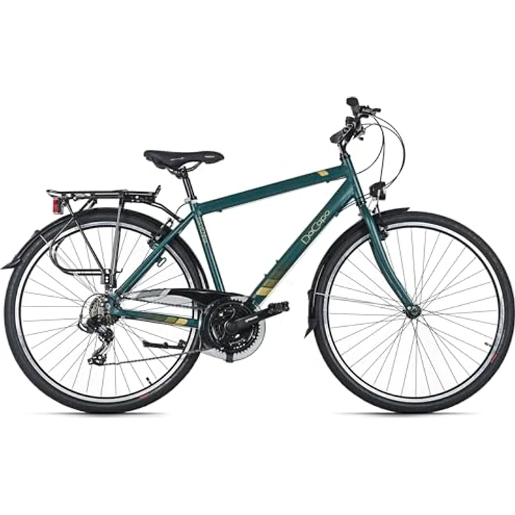 DACAPO Ravenna 50, Trekkingrad Herren 28'' in Grün, 21 Gänge, RH 48 cm, StVZO konforme Beleuchtung – Bild 2