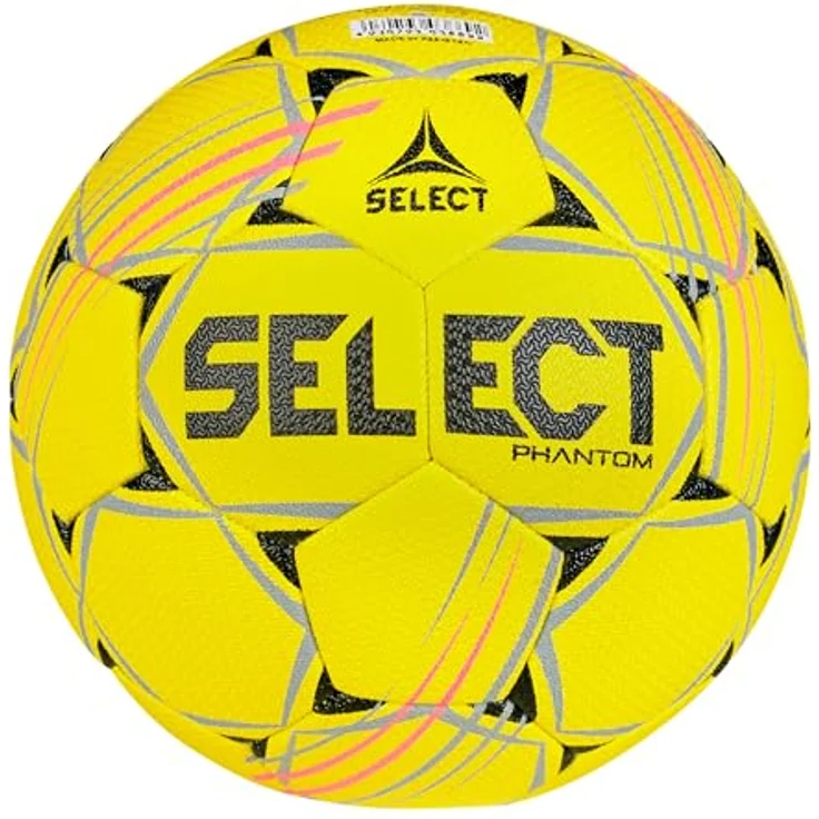 Select Handball Phantom Dual Bonded v25, Maschinengenäht, EHF-APPROVED, gelb, optimale Griffigkeit und abriebfest – Bild 2