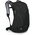 Osprey Hikelite 18 unisex Wanderrucksack Black O/S, mit gespanntem Mesh Rückenplatte