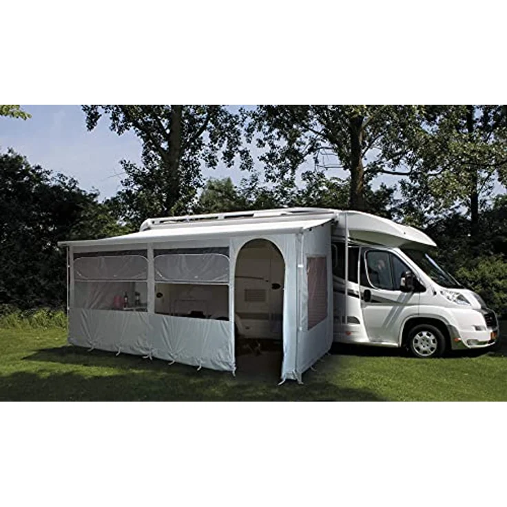 Eurotrail Narvik Canopy Room, Vorzelt für Markisen, mit großen Fenstern und Moskitonetzen, 9.60 kg, Anschlussgröße 240-280 cm – Bild 1
