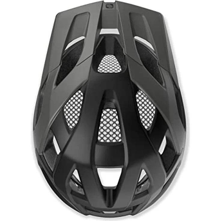 Rudy Project Crossway, MTB Fahrradhelm Lead/Black Matte S/M mit 23 Belüftungsöffnungen und integriertem Visier – Bild 4