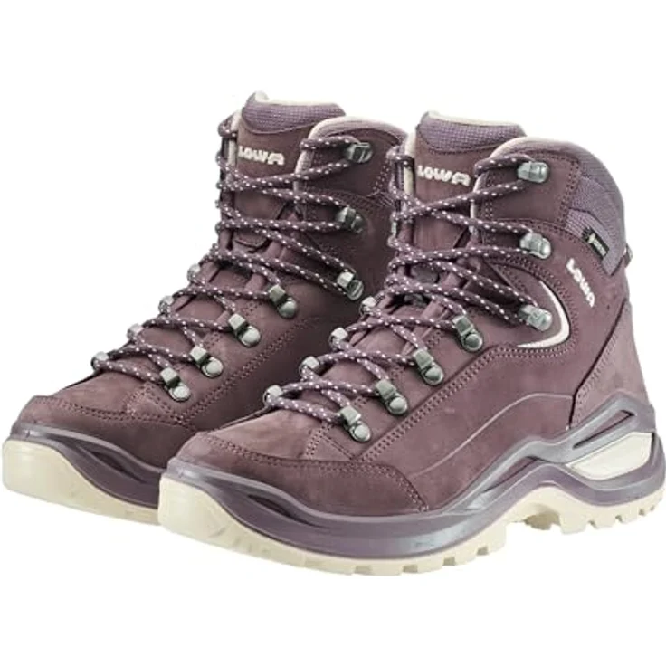 LOWA Renegade EVO GTX MID, Wanderschuhe für Damen mit GORE-TEX® Futter, altrosa/panna, Größe 42 – Bild 5
