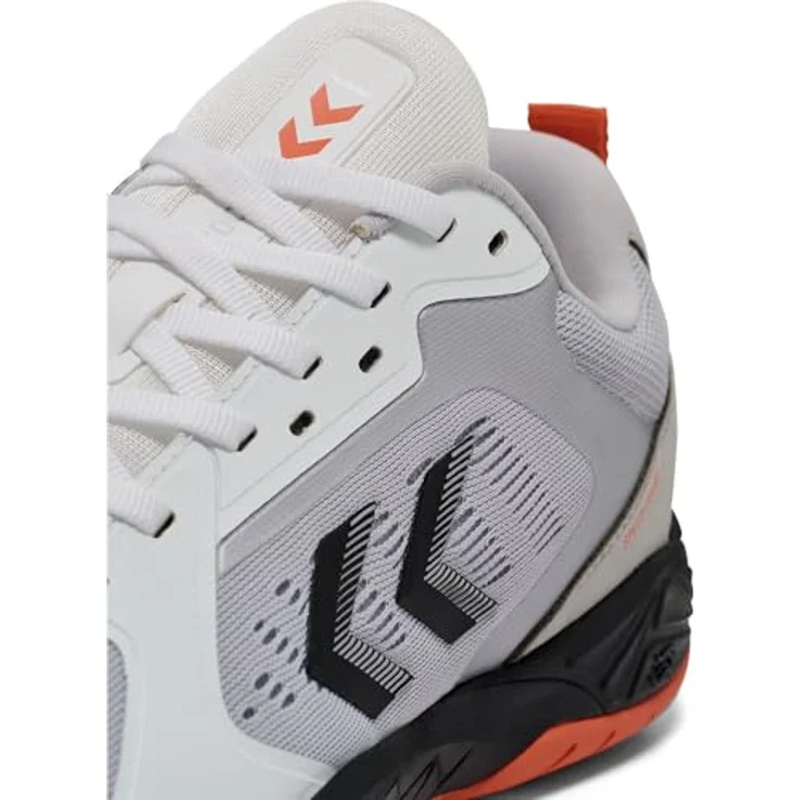 Hummel Speed Court, Hallenschuhe aus technischem Mesh mit REACH LX Technologie, weiß/grau/schwarz/rot, Schuhgröße 46.5 EU – Bild 7