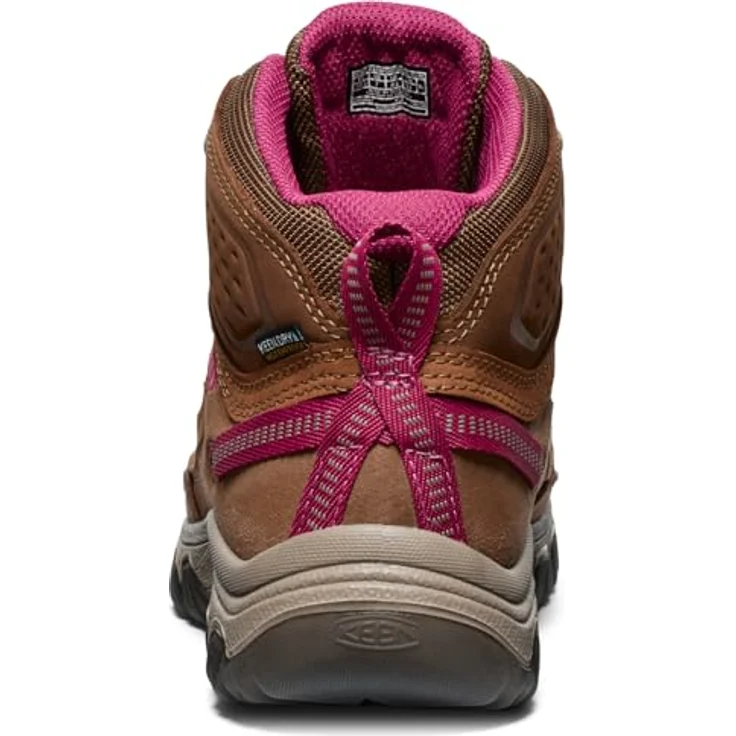 Keen TARGHEE IV MID WP, Robuster Wanderschuh in Bison/Beaujolais mit verschweißter Konstruktion und druckbelastungsresistenter Polsterung – Bild 7