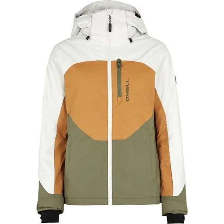 O'Neill Carbonite Unisex Skijacke, wasserdicht, grau, Größe M – Bild 1