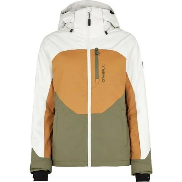 O'Neill Carbonite Unisex Skijacke, wasserdicht, grau, Größe M