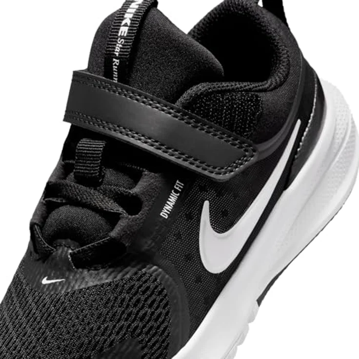 Nike Star Runner 5, Laufschuhe für Kinder mit federnder Dämpfung und atmungsaktivem Mesh-Obermaterial, schwarz – Bild 7