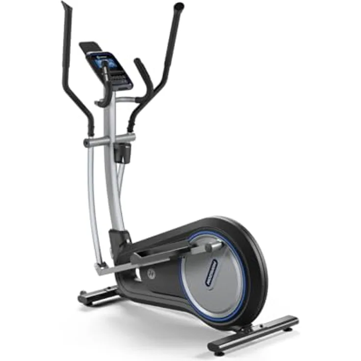 Horizon Fitness Milos 3.0 Crosstrainer, ECB-Magnetbremse, 20 Widerstandslevel, LCD Display, Herzfrequenzüberwachung, verstellbare Pedale