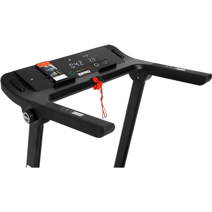 Zipro Klappbar Laufband für Zuhause Pacto, Geschwindigkeit 1 bis 16 km/h, LED-Anzeige Lautsprecher, Bluetooth und 1.75 PS Motor, Walking Pad bis 130kg, Treadmill mit 12+3 Trainingsprogrammen – Bild 3