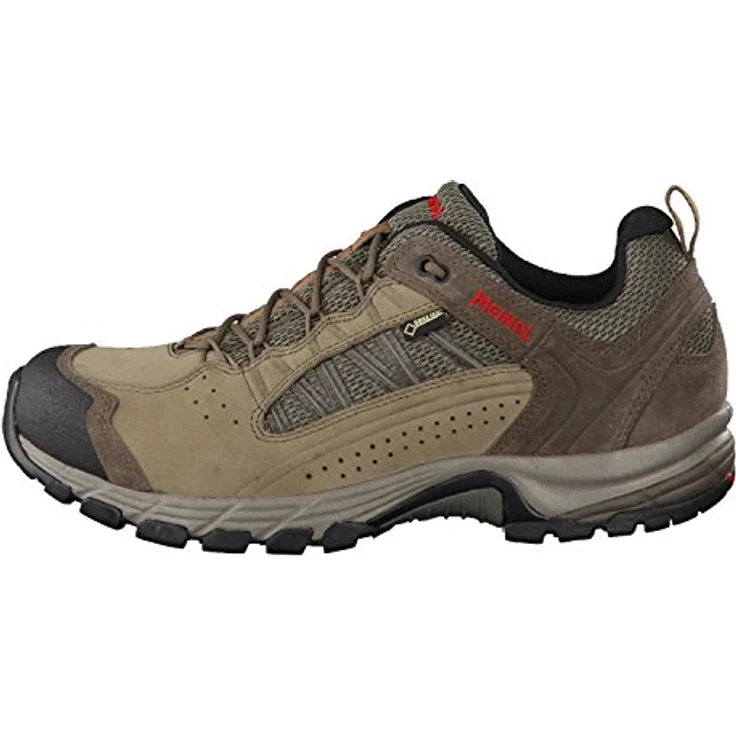 Meindl Herren Journey Pro GTX, Wanderschuhe mit GORE-TEX®, schilf/rot, Größe 44 – Bild 3