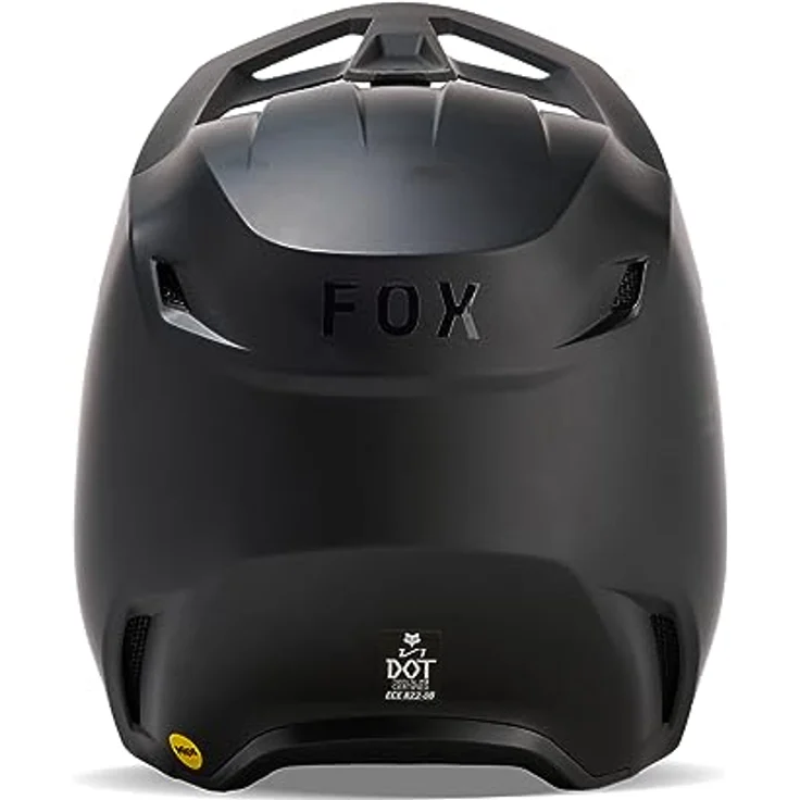 Fox V1 Solid Motocross Helm, schwarz matt, MIPS-Schutzsystem, XL (61/62) – Bild 3
