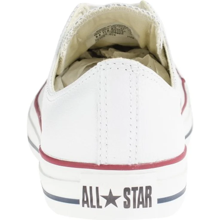 Converse Chuck Taylor All Star, Sneaker aus Leder mit Gummi-Zehenkappe, weiß – Bild 2