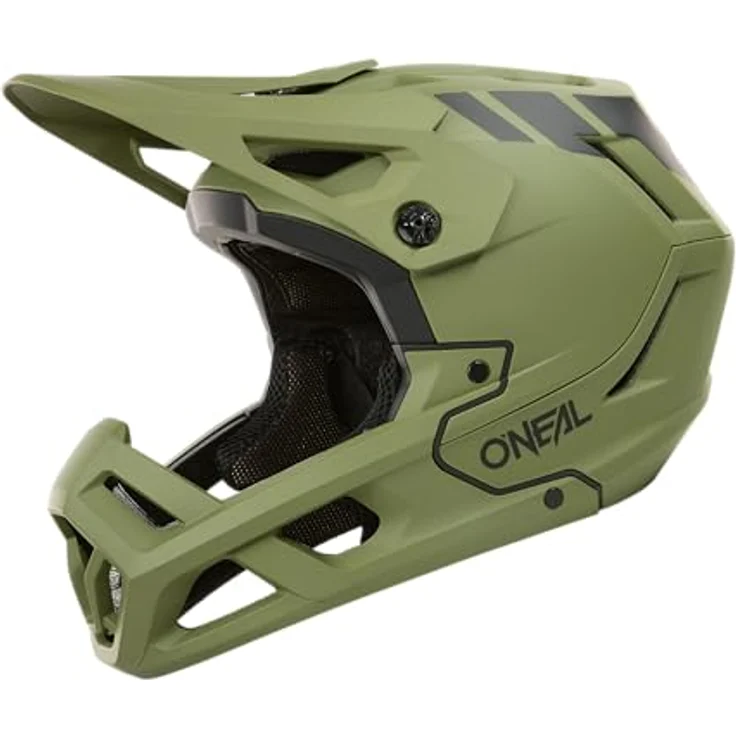 O'Neal L1 Helm Cret, Inmold-Enduro-Schale, belüftet, matte Oberfläche, Olive/Black, Größe S – Bild 2