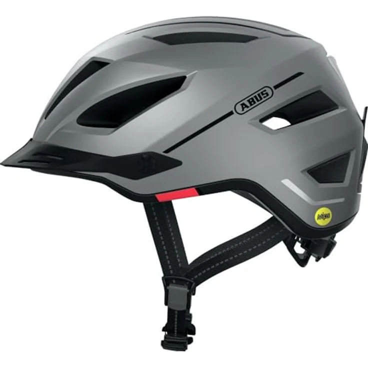 Abus Pedelec 2.0, Velohelm mit integrierter Regenhaube, für Kopfgröße 52 - 57 cm, besonders sicher im Stadtverkehr – Bild 1