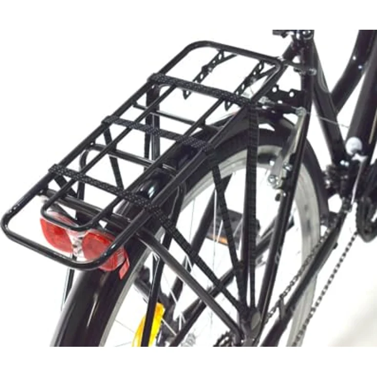 T&Y Trade 28 Zoll Alu Aluminium City Trekking Fahrrad 21 Gang Shimano STVO Schwarz AFA – Bild 3