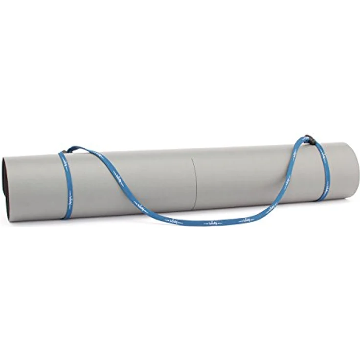 Bodhi | Universal-Yogamatten-Tragegurt | Trageriemen | Blau | verstellbare Schlaufe | einfach und günstig | Gurt für Yogamatte – Bild 1