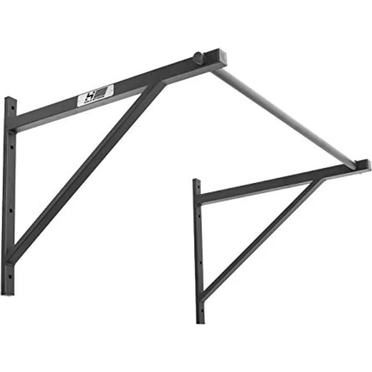 HOLD STRONG Fitness - Klimmzugstange für Cross-Training mit Studiozulassung nach EN 957 - perfekt geeignet für Kipping-Pullups und Muscle-Ups, weiter Wandabstand! (Wand- oder Deckenmontage möglich)