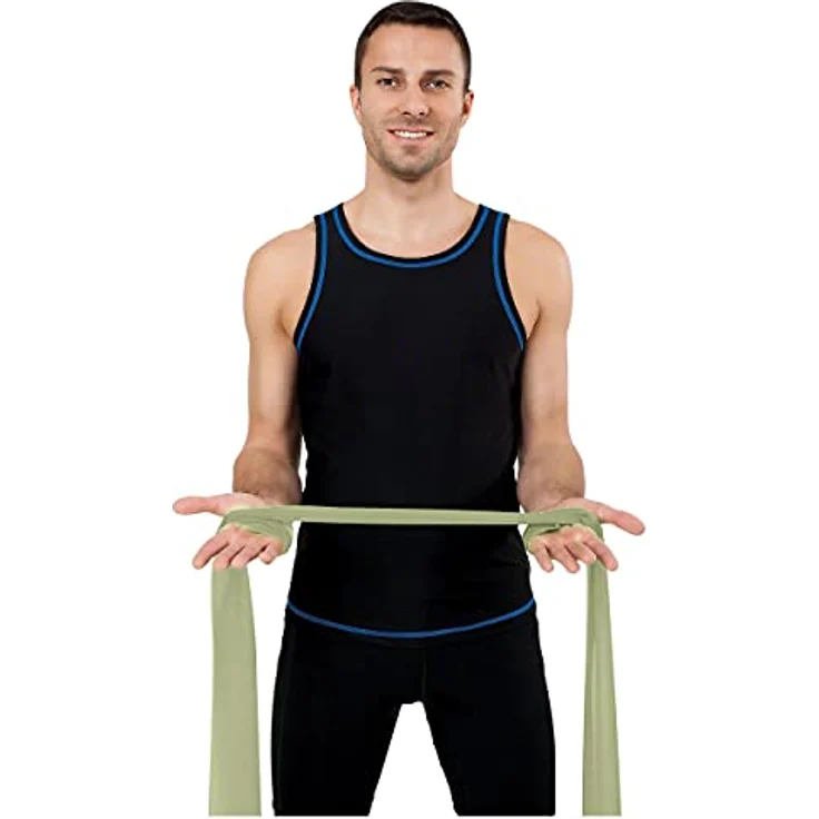 Sanctband Gymnastikband, 5,5m-Rolle - Grau, hypoallergen und super stark, 0,45 mm – Bild 4