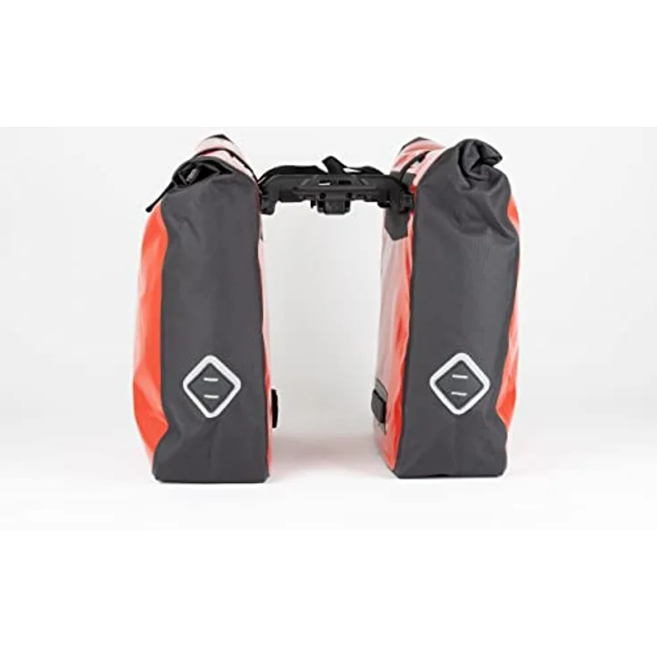 Atran Velo Travel AVS Einzeltasche, Wasserdicht mit Rollverschluss, 3 herausnehmbare Innentaschen, Schwarz/Rot, 37 x 12 x 33 cm – Bild 4