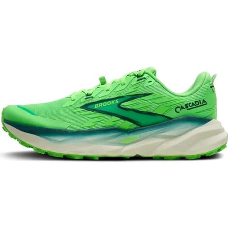 Brooks CASCADIA 19 Men, Trailrunning-Laufschuhe in grün, Größe US 9.5 - EU 43 - CM 27.5 - UK 8.5 – Bild 8