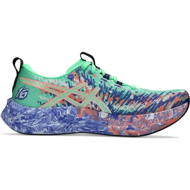 ASICS NOOSA TRI 16, Laufschuhe mit FF BLAST™ PLUS-Technologie, Vital Green/Cobalt Burst – Bild 1