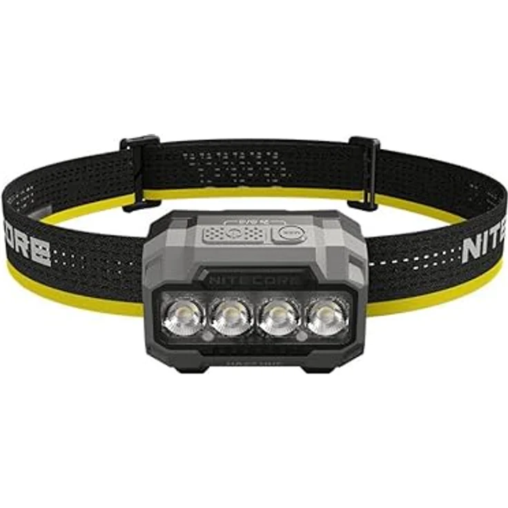 Nitecore HA23 UHE, Schwarze Stirnlampe mit Dual-Core-MCT-UHE-LEDs, 3 Farbtemperaturen und 4 Helligkeitsstufen – Bild 3