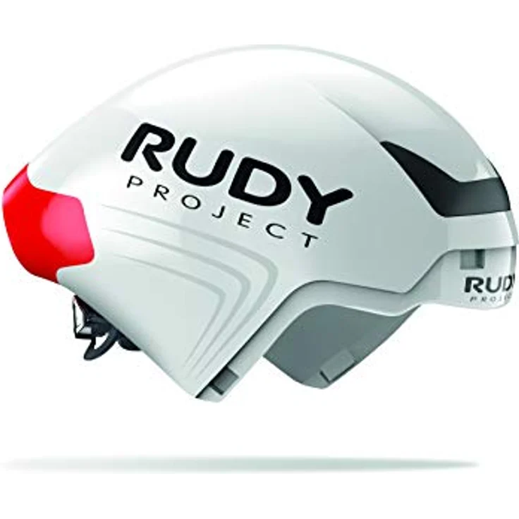 Rudy Project The Wing Helm, aerodynamischer Fahrradhelm mit abnehmbarer Fronthaube, weiß, S-M – Bild 2