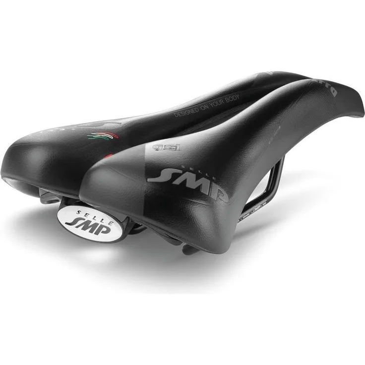 Selle Smp Extra Gel, Velosattel mit SMP4BIKE-Design zur Entlastung empfindlicher Körperregionen, 275 mm Länge, 140 mm Breite, robustes Stahlgestell