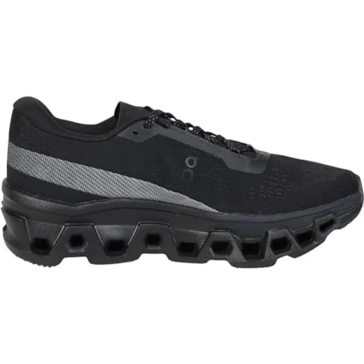 ON Running Cloudmonster 2, Herren Laufschuhe mit Helion™ Superfoam und CloudTec®-Dämpfung, Black-Black, EU 41 US 8 – Bild 7