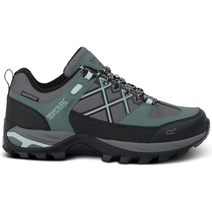 Regatta Samaris III, Wanderschuhe mit ISOTEX-Membran für atemberaubenden Komfort, anthrazit/petrol – Bild 2