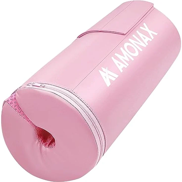 AMONAX Hip Thrust Langhantel Polster, Extra Dicke Barbell Pad, Strapazierfähiges Gym Zubehör, Fitness Polster für langhantel, langhantelpolsterung für Fitness Zubehör Damen und Herren (Rosa) – Bild 1