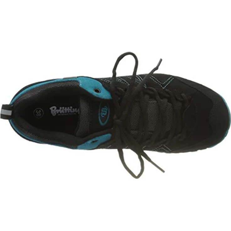 Brütting Mount Kapela Low, Damen Wanderschuhe aus Leder mit Comfortex-Klimamembran, Schwarz – Bild 5
