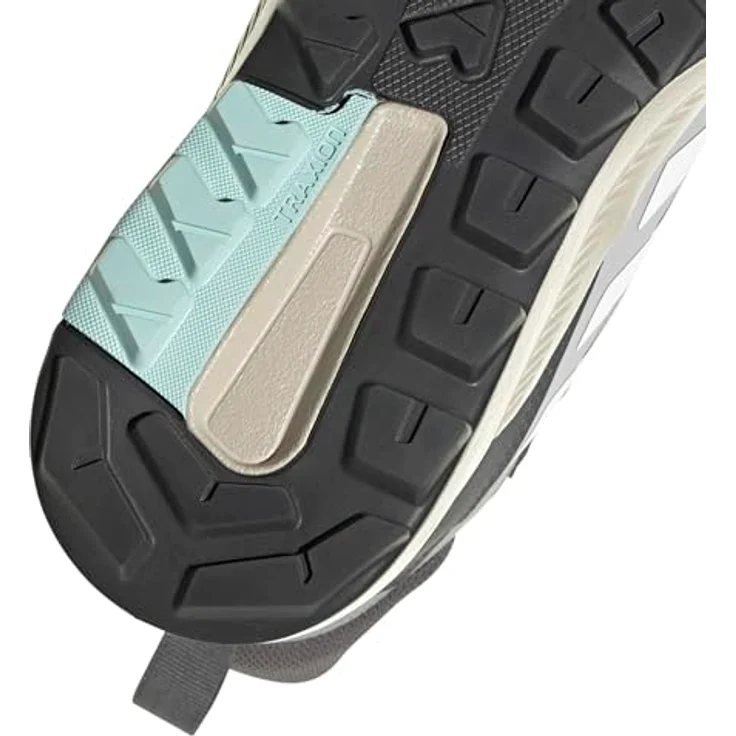 Adidas Damen Terrex Anylander Mid Rain.RDY Wanderstiefel, halbhoher Schaft, Traxion Außensohle, Grey Three/Off White/Grey Two, Größe 38 – Bild 7