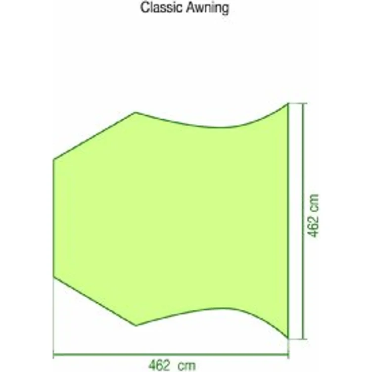 Coleman Classic Vorzelt, 2.90 kg leicht, wasserdicht mit 2000 mm Wassersäule, Stehhöhe 180 cm, grau – Bild 2