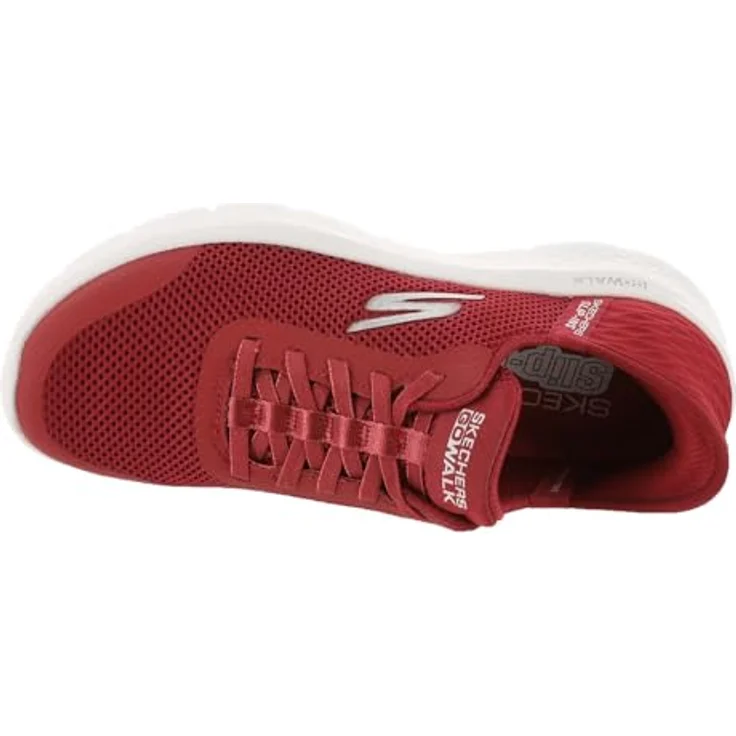 Skechers GO WALK Flex Grand Entry, Damen Slip-ins Sneaker für maximalen Komfort, rot – Bild 2