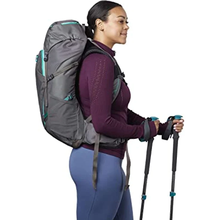 Gregory Jade 33 Women Größe SM/MD mist grey, Wanderrucksack mit dynamischer FreeFloat-Federung und belüftetem Rückenteil – Bild 4
