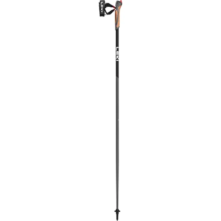 LEKI Response Stöcke, Dark Anthracite-Black-White, 105CM - Skistöcke mit ergonomisch geformten Griffen und ausklickbarer Trigger-Schlaufe