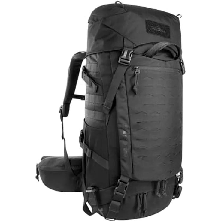 Tatonka Pyrox 40+10 Women BC, Bushcraft-Rucksack für Damen mit stufenlos einstellbarem Rückensystem, großer Frontöffnung, MOLLE-System und Bodenfach - 50 Liter
