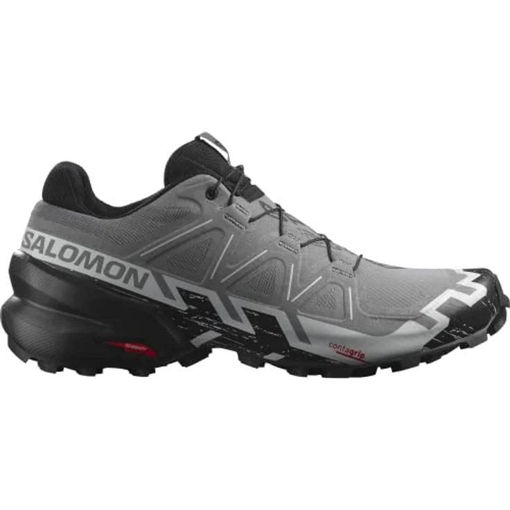 Salomon Speedcross 6 Trail Schuhe Herren, Laufschuhe für weiche und nasse Untergründe, robustes Mesh-Obermaterial, Schnellschnürung, OrthoLite Einlegesohle – Bild 6