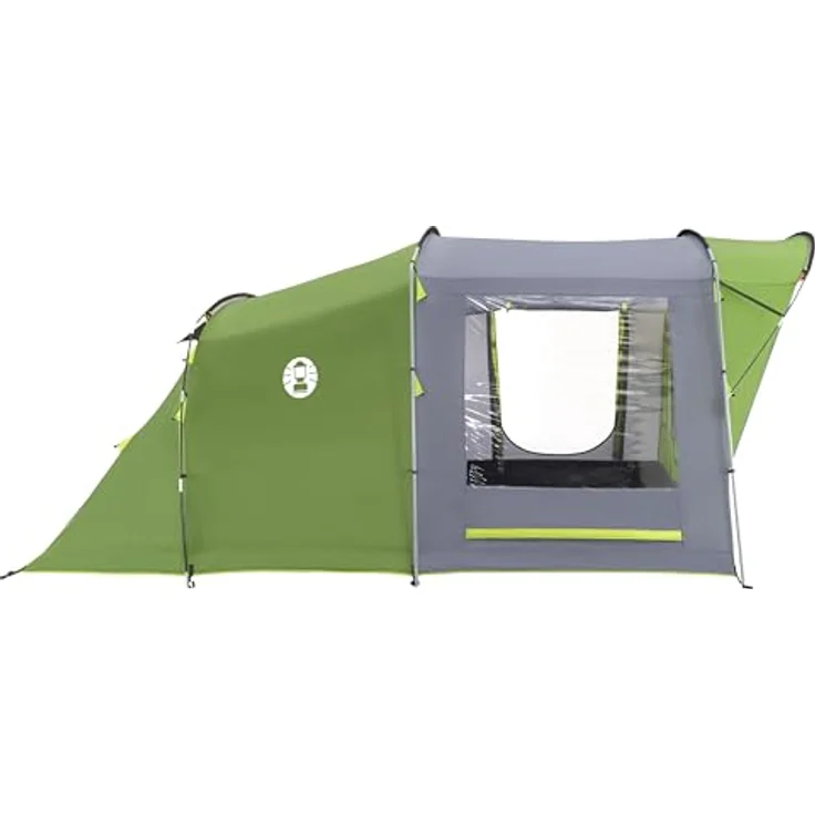 Coleman Oak Canyon 4 Blackout Zelt, 4 Personen Familien-Tunnelzelt mit 2 abgedunkelten Schlafzimmern, 4500 mm wasserdicht, eingenähte Bodenplane, stabil und leicht aufzubauen – Bild 4