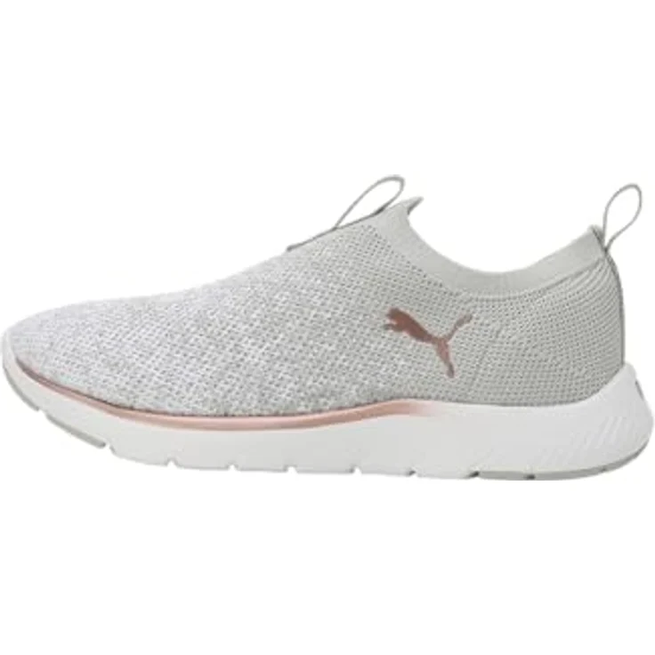 PUMA Softride Remi Slip-On Kni, Laufschuh mit SOFTRIDE-Dämpfungstechnologie, ash gray-white-rose gold, Größe 6.5 – Bild 3