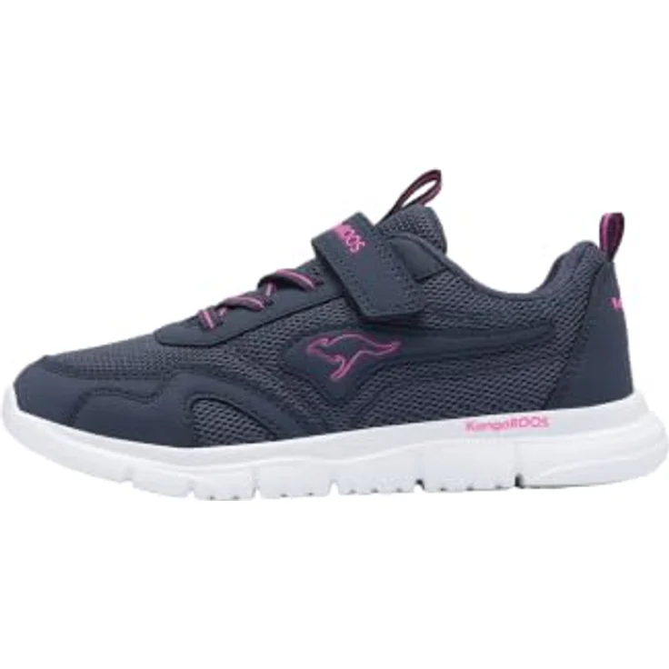 KangaRoos K-ETK Rooz EV, Kinder Laufschuhe mit Klettverschluss, Blau, Größe EUR 34, Mesh-Obermaterial, Gummi-Innensohle – Bild 2