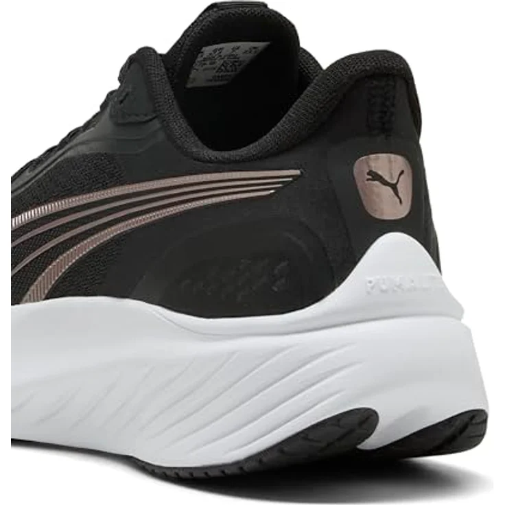 PUMA Damen-Sneaker Pounce Lite, ultraleichter Laufschuh aus recycelten Materialien, schwarz-Rose-Gold-Weiß, UK Größe 6 – Bild 2