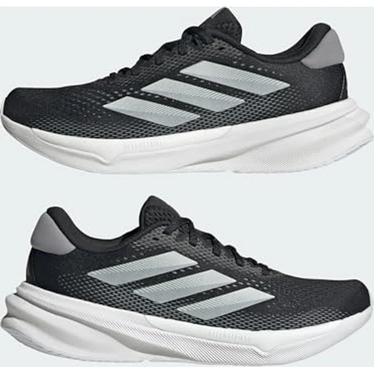 adidas Supernova Stride 2.0, Damen Laufschuhe, Schwarz/Grau, EU 39 1/3, atmungsaktive Materialien, Gummisohle für optimale Traktion – Bild 8